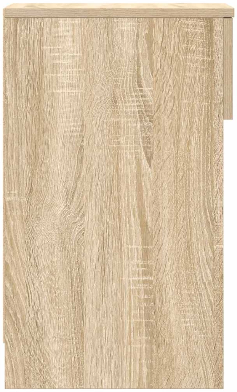 vidaXL Κομοδίνο με συρτάρι Sonoma Δρυς 20x36x60 εκ.