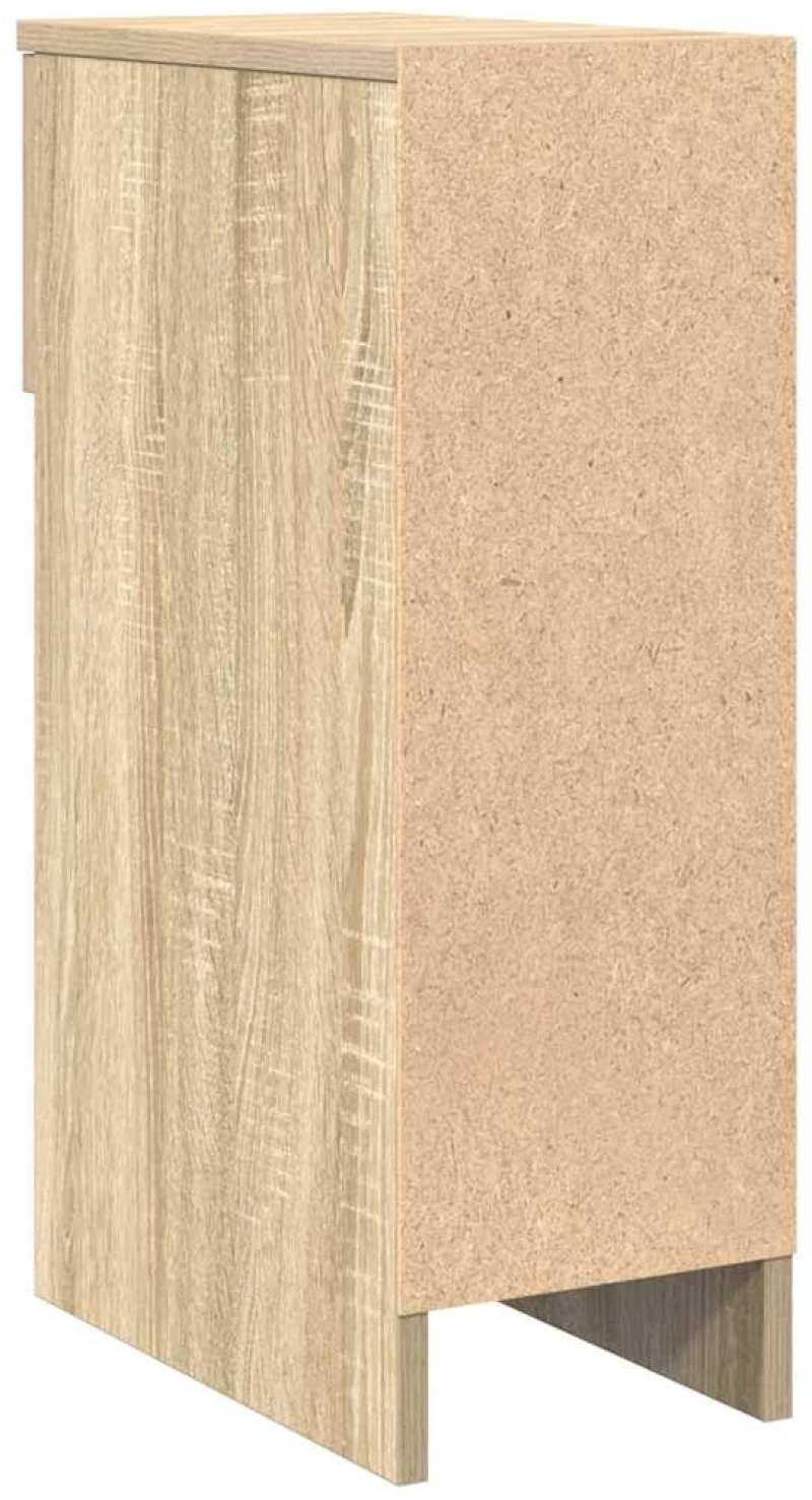 vidaXL Κομοδίνο με συρτάρι Sonoma Δρυς 20x36x60 εκ.