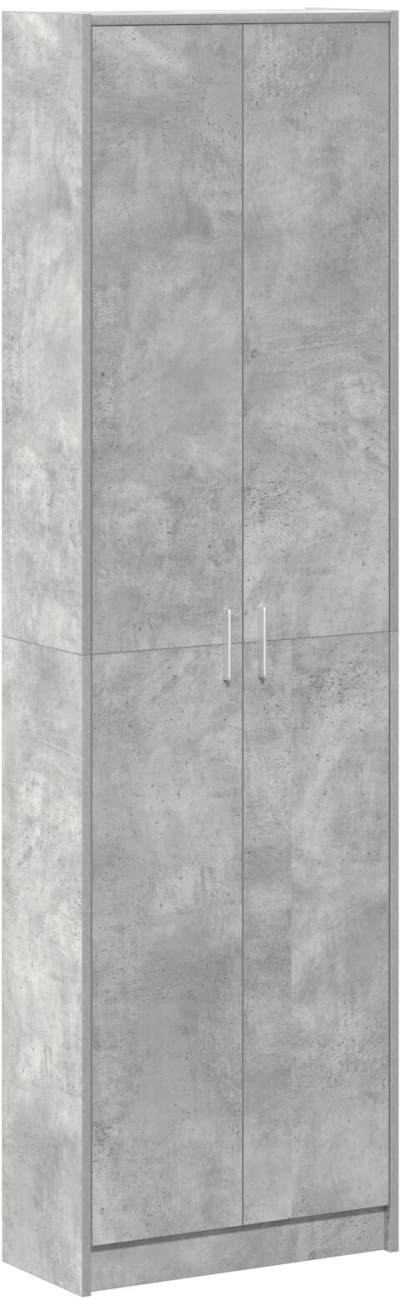 vidaXL ντουλάπα Σκούρο Γκρι 55x25x189 cm Ξύλο