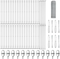 vidaXL Hexagon Fence 0.8x100 μ Γαλβανισμένο Ατσάλι, vidaXL Στύλοι Φράχτη με Βάσεις 13 pcs Ø32mm 90cm Γαλβανισμένο Ατσάλι