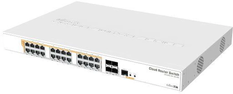 Switch|MIKROTIK|Type L3|Rack|24x10Base-T / 100Base-TX / 1000Base-T|4xSFP+|1xRJ45|CRS328-24P-4S+RM