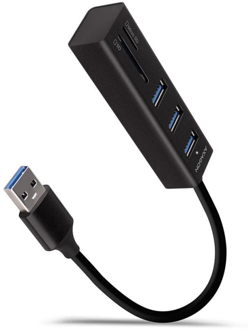 I/O HUB USB3.2 3P SD/MICROSD/0.2M HMA-CR3A AXAGON