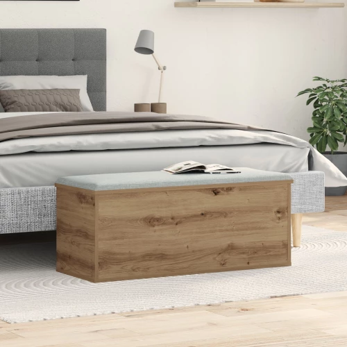 κουτί αποθήκευσης vidaXL Artisan Oak 90x35x35 εκ, φτιαγμένο από ξύλο