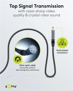 GOOBAY καλώδιο HDMI 2.1 76277 με Ethernet, 8K/60Hz, 48 Gbps, 40m, μαύρο