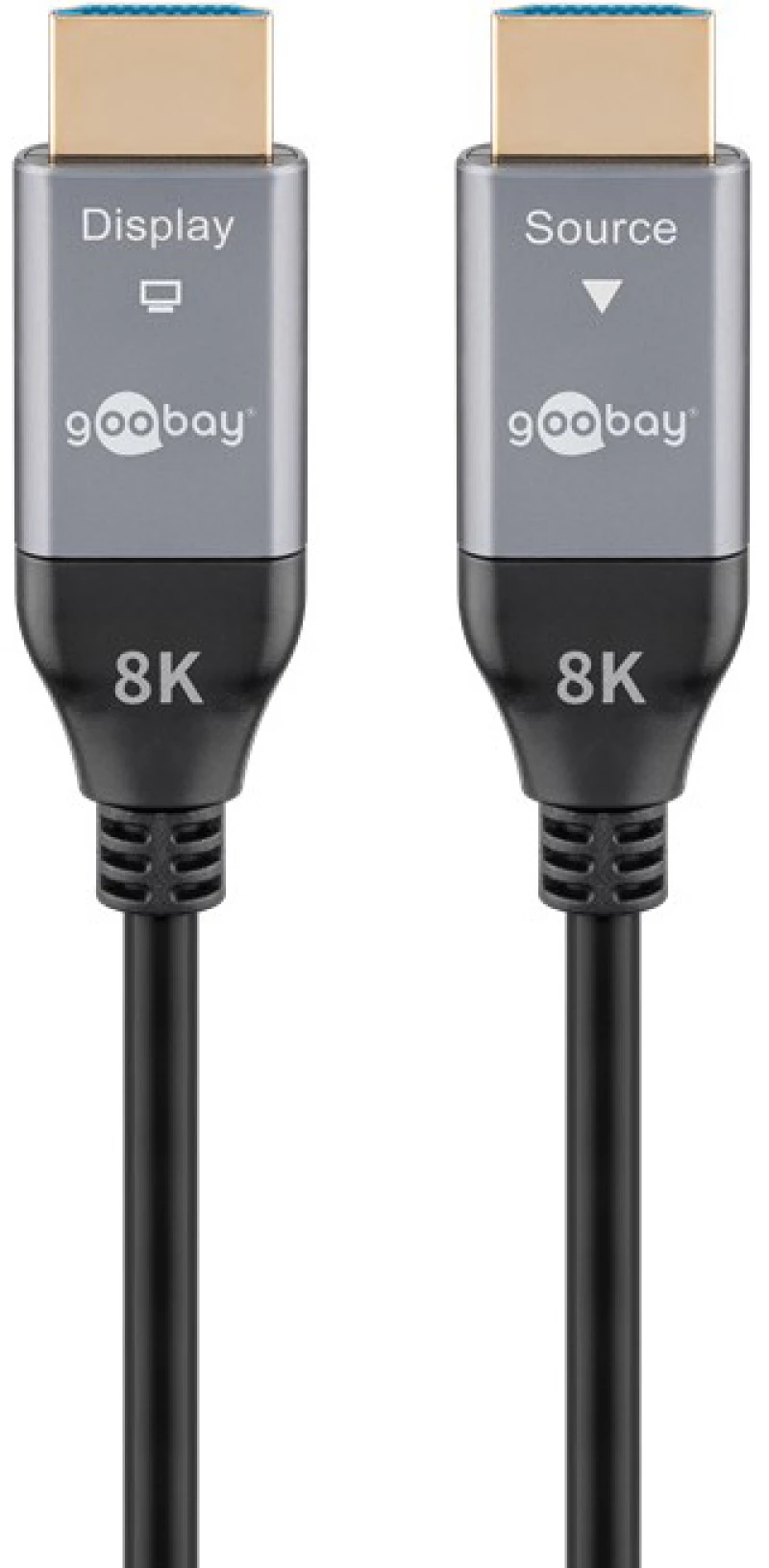 GOOBAY καλώδιο HDMI 2.1 76277 με Ethernet, 8K/60Hz, 48 Gbps, 40m, μαύρο