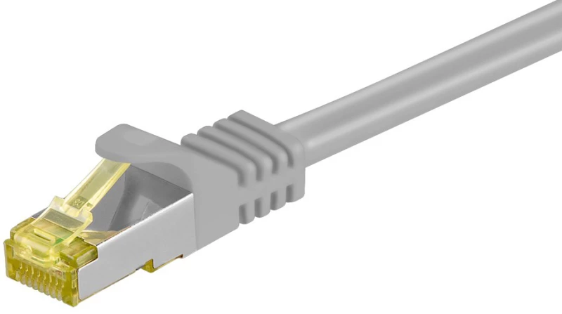 GOOBAY καλώδιο δικτύου 91585, CAT 7 S/FTP, copper, 500MHz, 1m, γκρι
