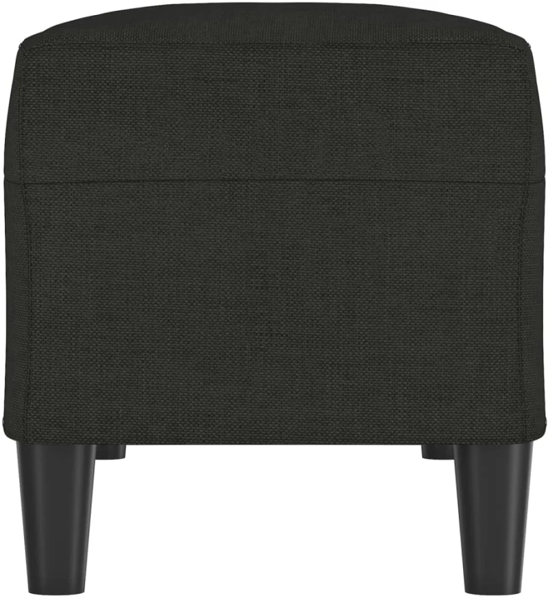 vidaXL Πάγκος Μαύρος 100x35x41 εκ. Υφασμάτινος