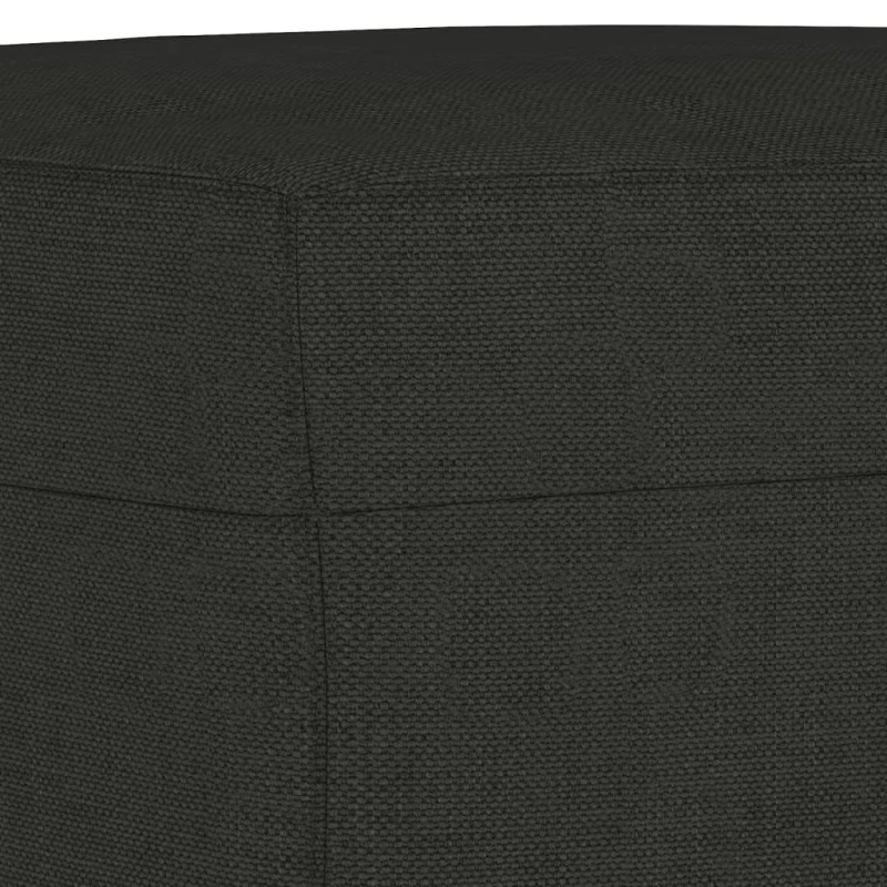 vidaXL Πάγκος Μαύρος 100x35x41 εκ. Υφασμάτινος