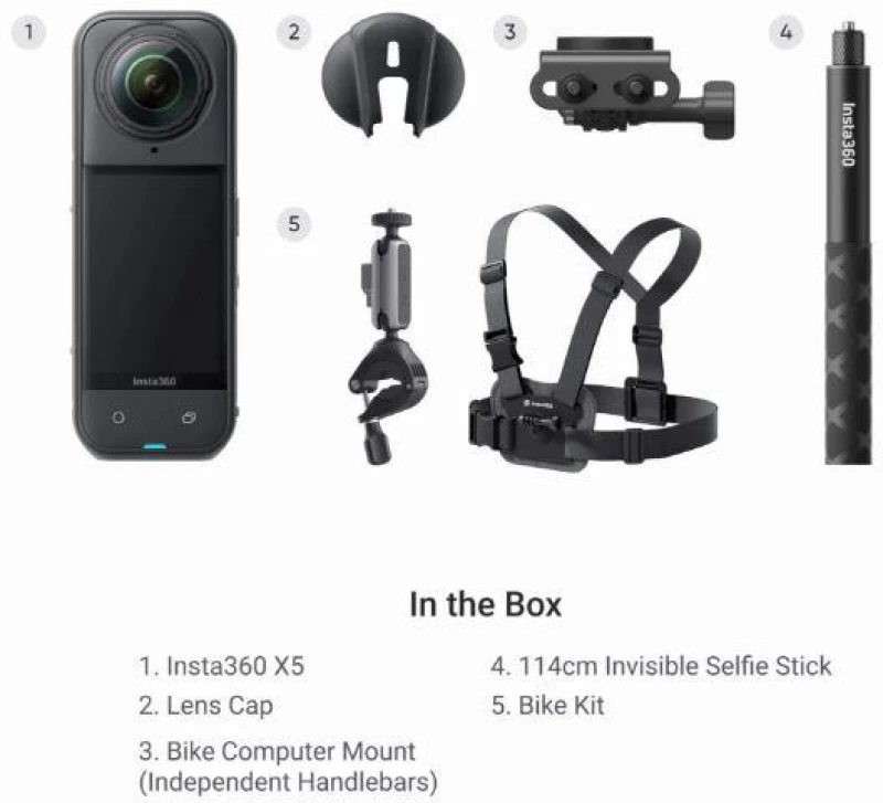 ACTION CAMERA X5/CINSAAHA/CYCLING INSTA360