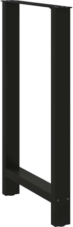 vidaXL Πόδια Τραπεζιού Μπαρ 2 τεμ. Μαύρα 60x(100-101) εκ. Ατσάλι