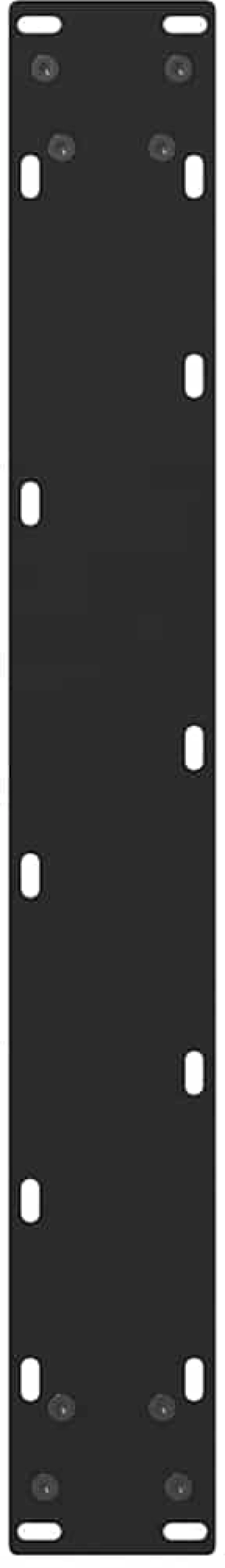 vidaXL Πόδια Τραπεζιού Μπαρ 2 τεμ. Μαύρα 60x(100-101) εκ. Ατσάλι