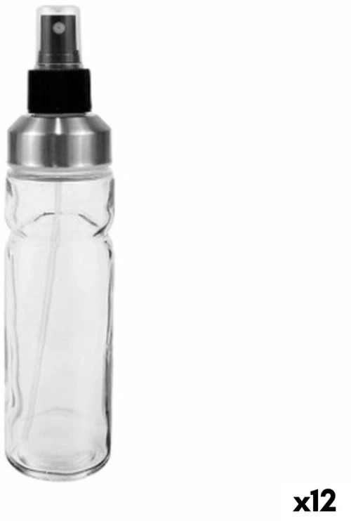 Λαδιέρα Anna Διαφανές Ασημί Γυαλί 175 ml (12 Μονάδες)