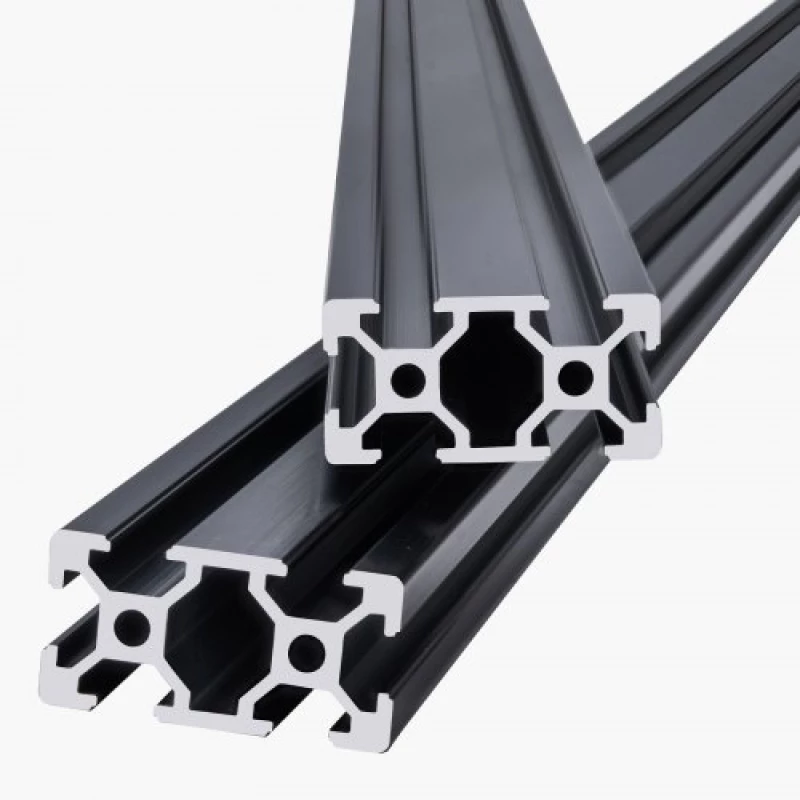 VEVOR 4PCS 39.4 in (1000 mm) T Slot 2040 Aluminum Extrusion Anodized Linear Rail