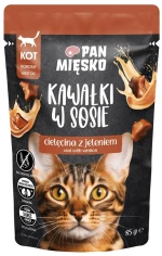 Γατοτροφή PAN MIĘSKO                                 85 g