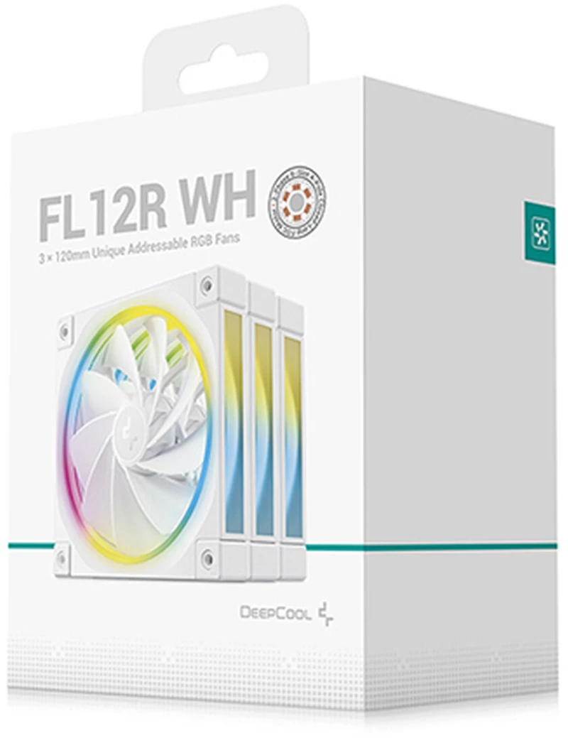 Ανεμιστήρας Κουτί DEEPCOOL R-FL12R-WHAPN3-G Ø 12 cm