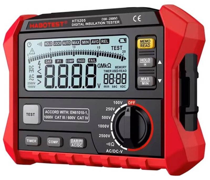 Ψηφιακός ελεγκτής μόνωσης Habotest HT5205