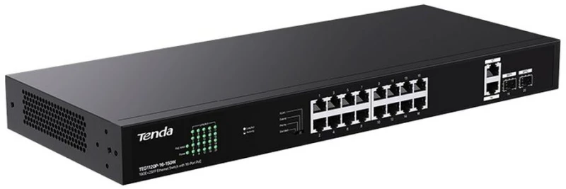 Διακόπτης Tenda TEG1120P-16-150W