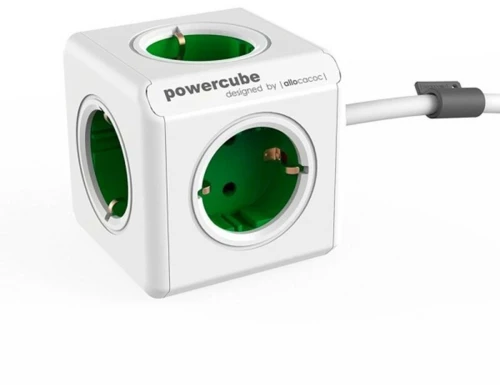 Πολύπριζο Kύβος Allocacoc Power Cube 5 100-250V 13-16A Λευκό