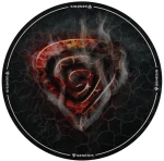 Pad για Gaming Genesis Tellur 400 - Lava Ø 100 cm Ύφασμα Στρογγυλή