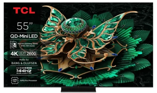 TCL Smart Τηλεόραση C7K 55" 4K QD Mini-LED VRR 144Hz