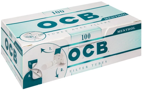 OCB Άδεια Τσιγάρα Menthol - 100τεμ.