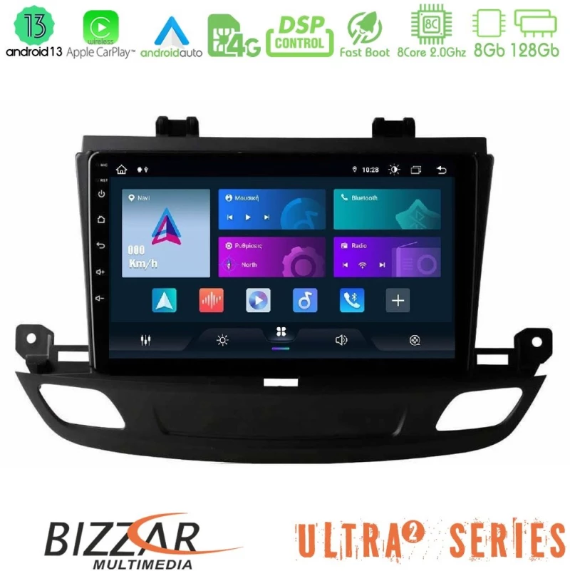 Bizzar Ultra Series Opel Insignia 2 2017-2020  8core Android13 8+128gb Navigation Multimedia Tablet 9" u-ul2-Op1402