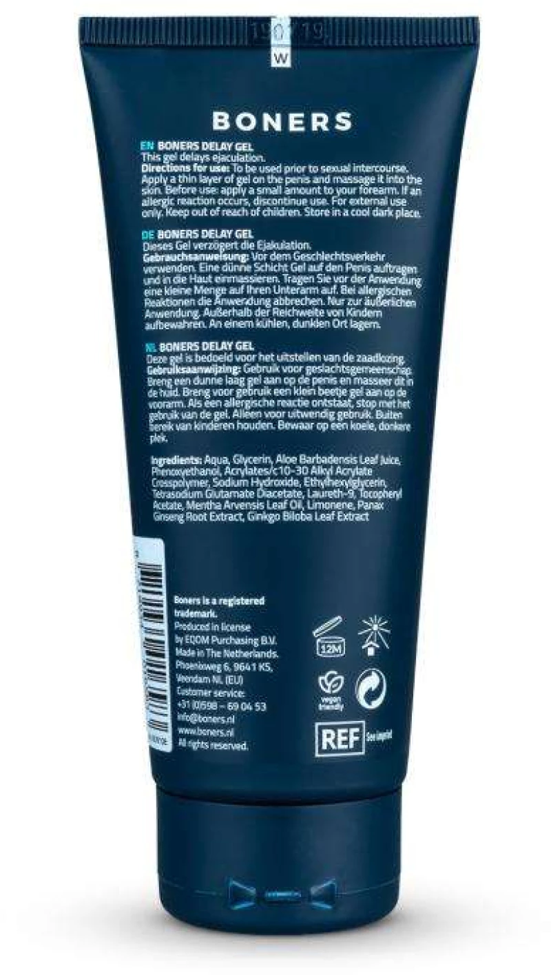 BONERS DELAY GEL 100ml
