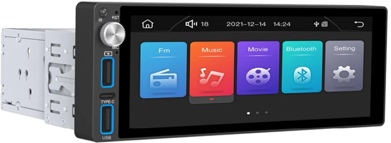 Well Ραδιόφωνο αυτοκινήτου με touchscreen 6.86Bluetooth CarPlay MirrorLink PLAY-CAR-GEMINI-WL