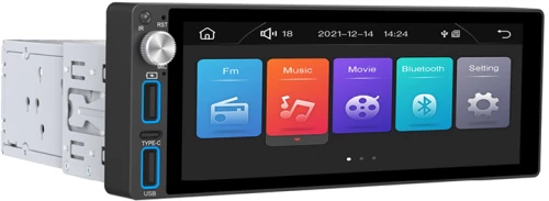Well Ραδιόφωνο αυτοκινήτου με touchscreen 6.86Bluetooth CarPlay MirrorLink PLAY-CAR-GEMINI-WL