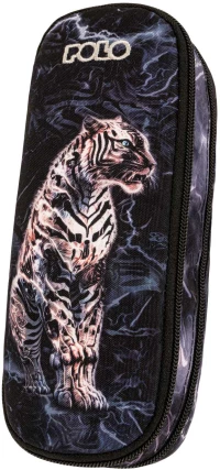 Κασετίνα Με Δύο Θήκες Polo Maxxi Tiger Πολύχρωμη 937057-8357