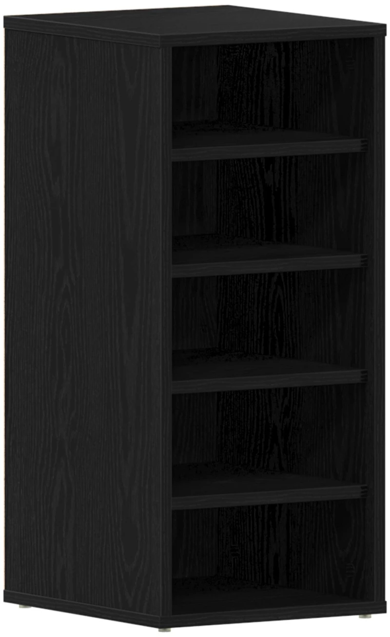 vidaXL Ντουλάπα Παπουτσιών Μαύρη Δρυς 32x35x70 εκ Επεξεργασμένο Ξύλο
