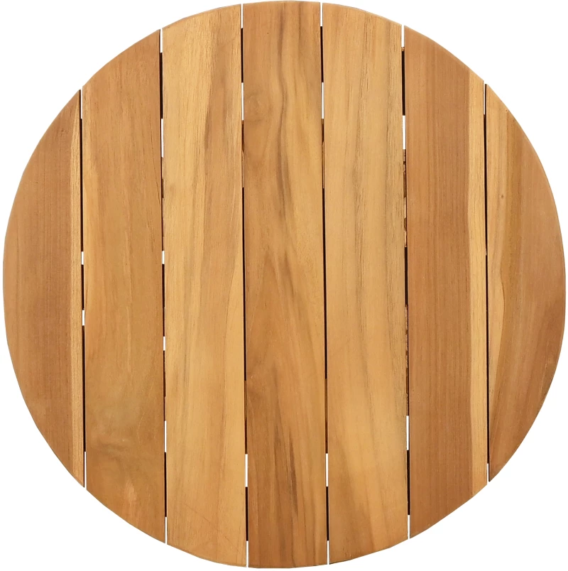 vidaXL Τραπέζι Κήπου Ø50x49.5 εκ. Μασίφ Ξύλο Teak