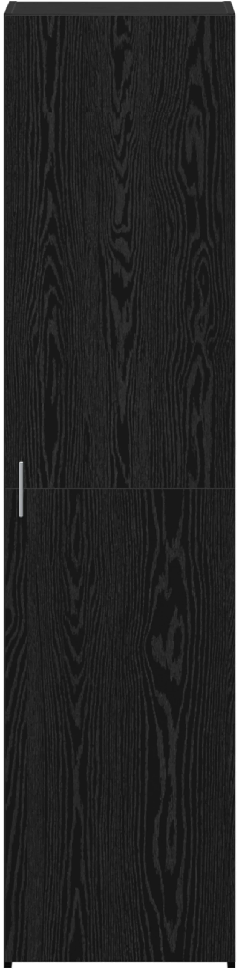 vidaXL Υψηλό Ντουλάπι Μαύρης Βελανιδιάς 45x42.5x185 εκ Επεξεργασμένο Ξύλο