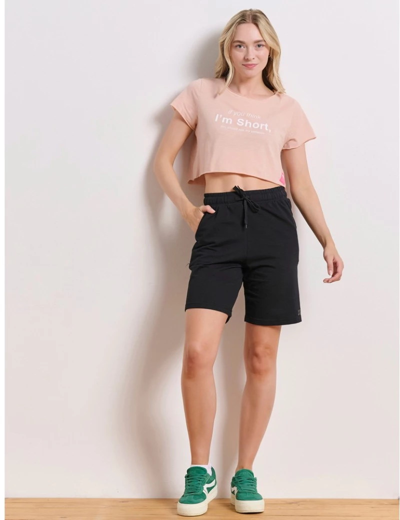 BDTK WALKSHORT 1251-900504 1251-900504-00100 BODY TALK Μαύρο