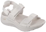 Skechers Adjustable Double Band Sling Back W/ Arch Fit 119465-OFWT SKECHERS Μπεζ