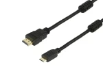 Καλώδιο HDMI (M) Σε HDMI Mini (M) Με Ethernet 1.5m Μαύρο (CAB-H011)