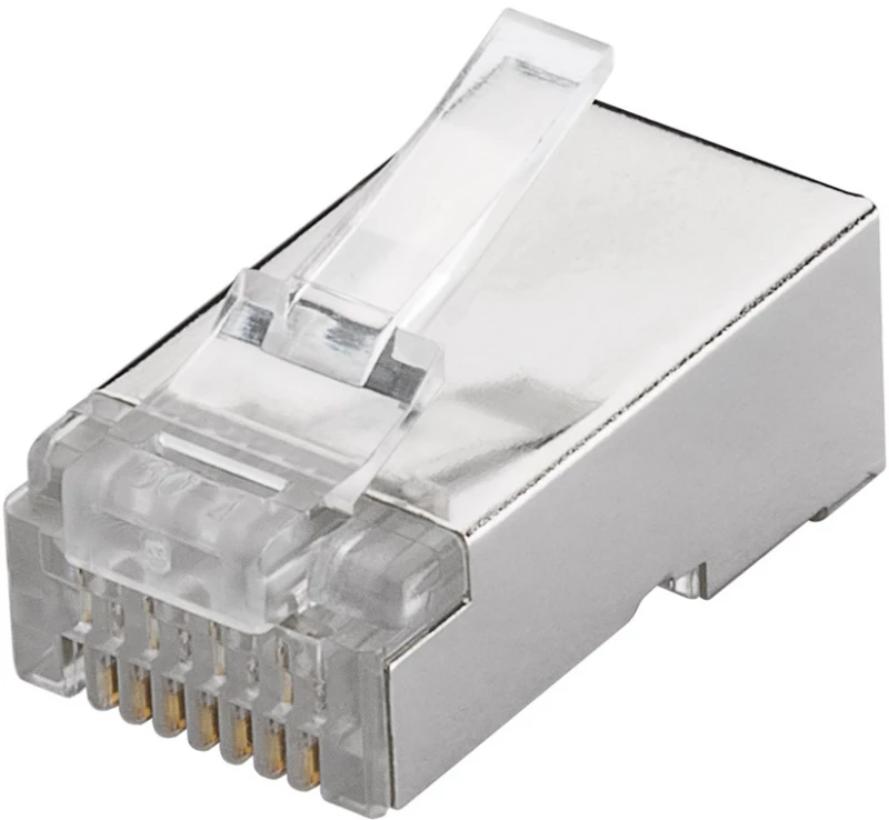 GOOBAY βύσμα RJ45 93829, CAT 6 STP, μεταλλικό, 10τμχ