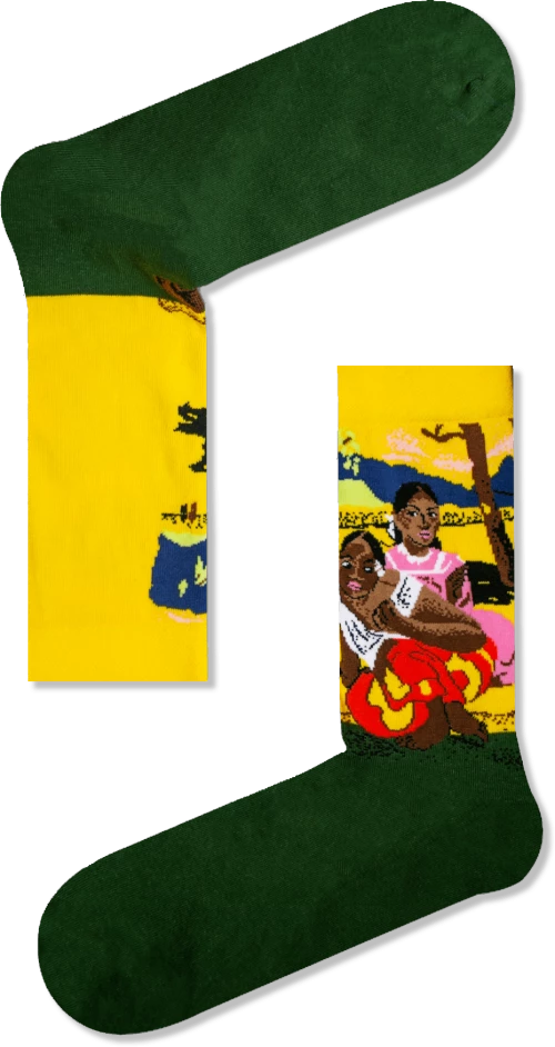 Unisex Κάλτσες Yellow Africa