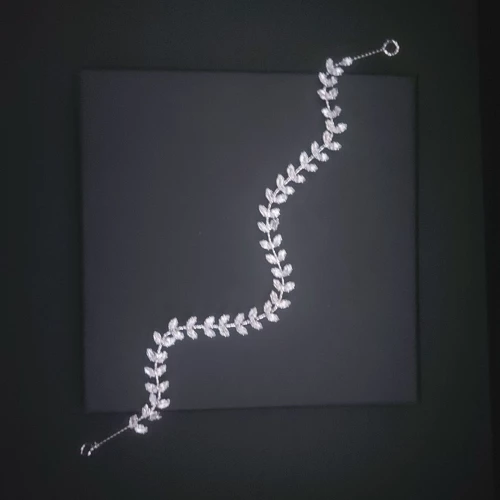 Νυφικό headpiece Zircon 27.5 cm