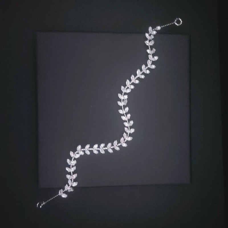 Νυφικό headpiece Zircon 27.5 cm
