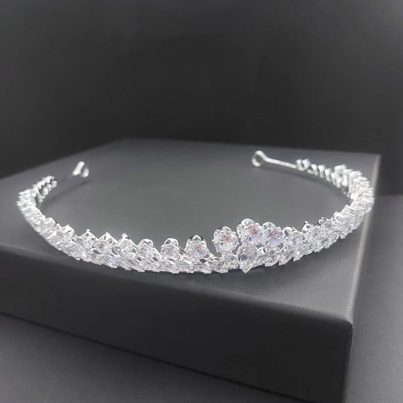 Νυφικό headpiece Zircon 2 cm