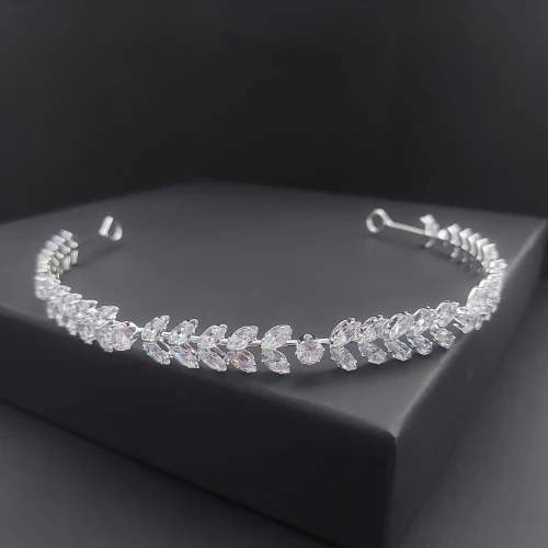 Νυφικό headpiece Zircon 1.2 cm