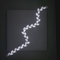 Νυφικό headpiece Zircon 28 cm
