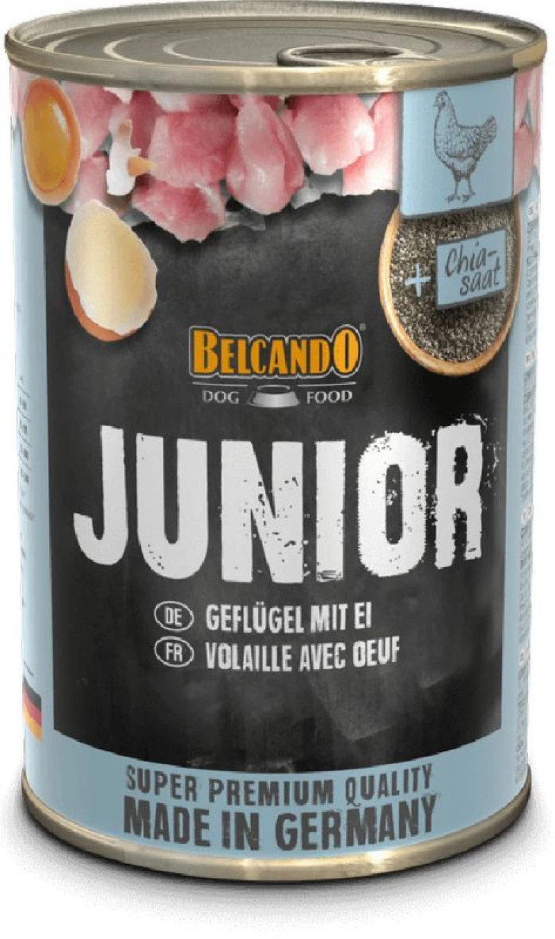 Belcando Junior Κοτόπουλο / Αυγό - 400gr X 6ΤΜΧ