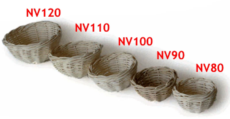 Φωλιά καλαθάκι πλεκτό 12cm NV 120 - 10 ΤΕΜΑΧΙΑ