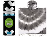 Tie Dye Πόντσο Παραλίας - Black