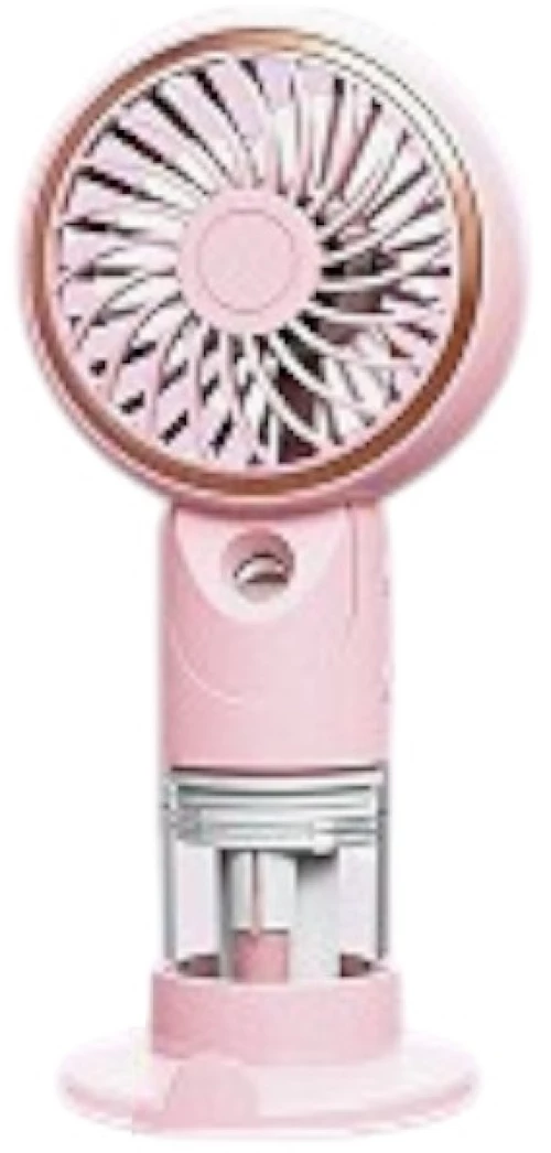 Επαναφορτιζόμενος ανεμιστήρας & υγραντήρας mini - SD-23B - 030007 - Pink