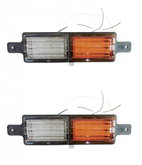Ζευγάρι φανάρια LED 12-24V