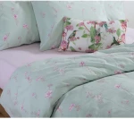 ΣΕΝΤΟΝΙΑ ΜΟΝΑ ΣΕΤ 3ΤΕΜ (IRIDA PINK) - NEF NEF HOMEWARE IRIDA PINK / 100% ΒΑΜΒΑΚΙ