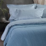 ΚΟΥΒΕΡΛΙ ΥΠΕΡΔΙΠΛΟ (POINTER BLUE) - NEF NEF HOMEWARE POINTER BLUE / 100% ΒΑΜΒΑΚΙ (ΥΦΑΣΜΑ) | 100% ΠΟΛΥΕΣΤΕΡ (ΕΣΩΤΕΡΙΚΟ)